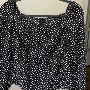 nasty gal black and white